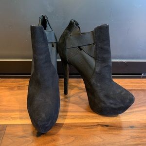 Steve Madden Suede High Heel Booties